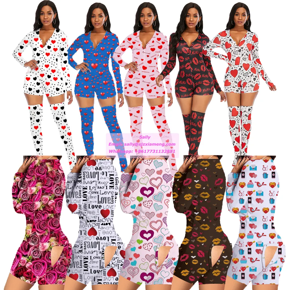 Pijamas personalizados para dia dos namorados, pijama de dormir feminino sexy, para dia dos namorados, onesie, pijamas personalizados
