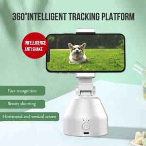 New Smart Following Shot Tripod Head 360 Degree <strong>Object</strong> <strong>Tracking</strong> Mobile Phone Holder with Built in Lithium Battery - Product Image 3