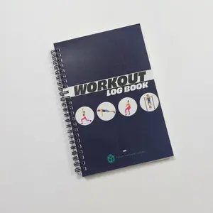 定制日用纸封面健身日记计划笔记本健身健身日志手册