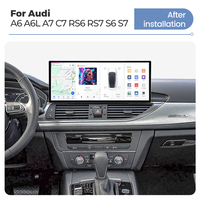 MEKEDE Android 13 Écran tactile 2K Lecteur multimédia DUDU7 Car-play Autoradio double bande GPS WiFi pour Audi A6L 2012-2018
