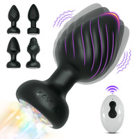 Vibromasseur anal sans fil à télécommande, 10 fréquences de vibration, jouets sexuels pour hommes et femmes