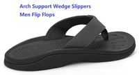 Sandales orthopédiques Bosirui à soutien de la voûte plantaire, pour pieds plats, personnalisables, unisexe, en toile EVA respirante, type tongs, pour sport actif et récupération