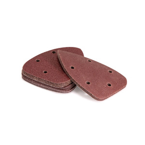 Almohadillas de lijado de ratón triangular rojo de alta dureza, discos abrasivos para pulir, lijadora, hojas de papel de lija de repuesto - Product Image 5