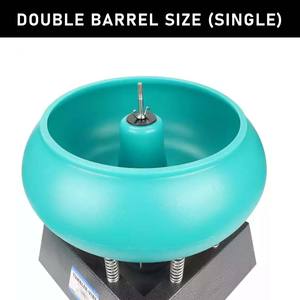 17-Zoll Große Vibrationsfass-Poliermaschine für Schmuck, Kantengratentfernung, Oberflächenreinigung, Gleitschleifmaschine zum Polieren von Stein, Jade und Gold - Product Image 5