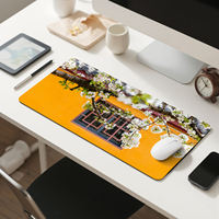 Tapis de souris de jeu ergonomique confortable en caoutchouc naturel de haute qualité, grand format, antidérapant et résistant à l'usure