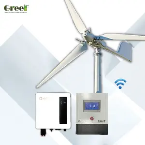5kw energia eolica generatore di energia elettrica turbina con rete di collegamento inverter fuori rete di turbina eolica