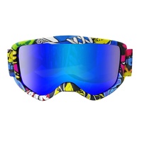 Masques de ski pour enfants personnalisés, fabrication OEM ODM, logo personnalisé disponible, protection anti-buée UV400, lentilles à double couche, masques de neige pour enfants