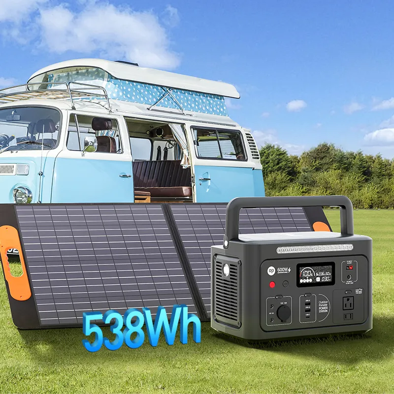 Home Outdoor Power Banks Solar Charging Portable Power Generator Solar Bank 600W Power Station