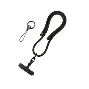 BSBH High-End Universal Fabric Cell Phone Lanyard with Durable Ropes and D-Ring Patch Shape Fabric Clip for Mobile Phone Straps