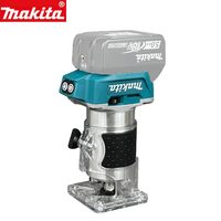 Défonceuse sans fil Makita, défonceuse portative professionnelle pour le travail du bois, défonceuse de finition, taille-haie électrique 18V
