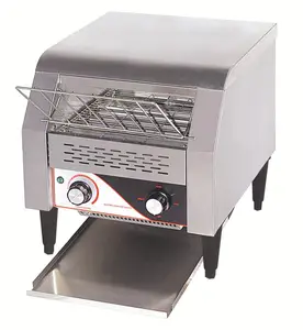 Professional Industrial Stainless Steel Toastor Manufacturer Bread/ Bun/ Burger Commercial Electric Conveyor Toasters