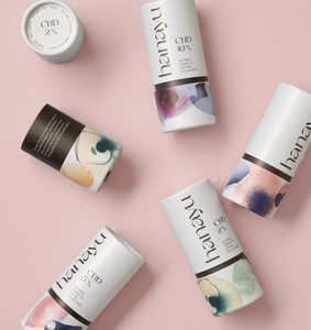 Emballage cosmétique écologique en papier ondulé doré de luxe pour huile essentielle d'aromathérapie - Product Image 4