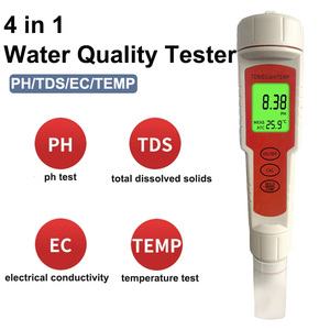Medidor de Calidad de Agua Portátil 4 en 1, Medidor de pH, TDS, EC y Temperatura, para Hidroponía, Agua Potable Doméstica y Acuarios - Product Image 2