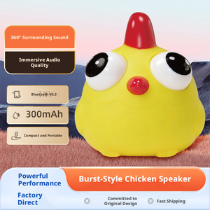 Juguete Antiestrés con Forma de Pato, Altavoz TWS de 5W, Micrófono Inalámbrico, Caja de Música, Mini Juguete para Aliviar el Estrés, Bocina Portátil para Niños y Adultos, Regalo - Product Image 1