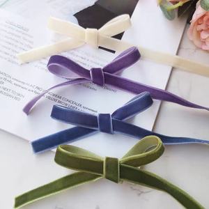 Cinta de Terciopelo de Lujo al por Mayor, de una Sola Cara, Sin Elástico, de 38mm, para Lazos DIY, Decoración de Ropa, Horquillas para el Cabello, Regalos, Pasteles y Decoración Navideña - Product Image 5