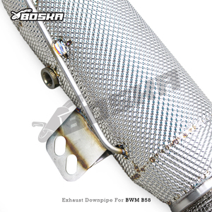 OEM <b>Catted</b> Stainless Steel Downpipe with OPF for M340/M340i/M440I/X5/X6 G05/G06 B58 3.0T 2019-2024 200 Cell Bolt-On Exhaust - Product Image 5