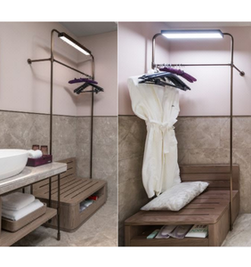 Vintage Hoteles Suites Alquiler <span class=keywords><strong>Casa</strong></span> <span class=keywords><strong>Boutique</strong></span> Muebles Latón Estantería Hardware Minimalista Apartamento Armario Rieles Perchas - Product Image 4