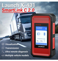 Lancement x431 SmartLink C 2.0 avec tablette Lancement X431 Tablette Smart Link C 24V Mise à jour du camion robuste de l'outil de diagnostic hd3 iii