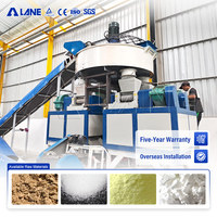 Ligne de production complète d'engrais à base de bentonite soufrée LANE avec système de granulation à tambour rotatif