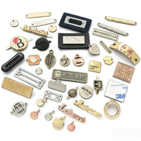 Accessoires pour sacs à main DIY, conception de logo en métal, étiquette pour portefeuille, vêtements, plaque en métal personnalisée, logo en métal doré, logo en lettres métalliques pour sac