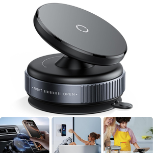ที่วางโทรศัพท์ในรถระบบแม่เหล็กแบบสุญญากาศติดในรถยนต์แบบ360หมุนได้อเนกประสงค์สำหรับติดตาม <span class=keywords><strong>iPhone</strong></span> 16 - Product Image 2