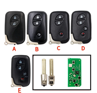 Version Améliorée Xhorse VVDI XM38 Clé Intelligente XSTO01EN Télécommande 8A 4D 4A BA Puce pour Toyota Lexus Compatible avec Key Tool Max Pro