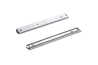 Glissière télescopique à clipser avec crochet pour tiroir, en acier, pour armoire métallique, 45 mm, avec roulement à billes à baïonnette, vente en gros