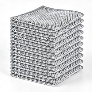 Paño de Cocina Cuadrado de Microfibra de Doble Cara NOVISON, Antiarañazos, Multiusos, para Limpieza de Cocina - Product Image 1