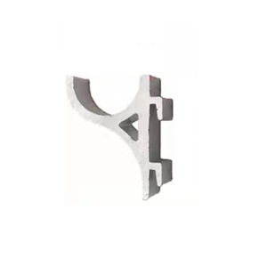 Support de fixation pour étagère de réfrigérateur en aluminium, crochet rond pour armoire, durable, capacité de 9,9 lb - Product Image 1