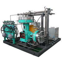 Compresor de Diafragma de Helio para la Industria, Amplio Rango de Presión de Succión 50~200 Bar, Descarga 450 Bar, Flujo 200 Nm3/h