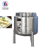 Cuve de mélange en acier inoxydable à double enveloppe chauffée à la vapeur avec agitateur pour le traitement de liquides chimiques