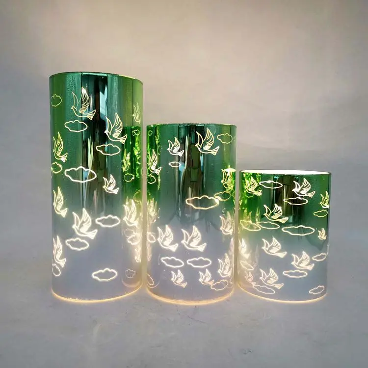 LED bird glass tube illuminazione luminosa decorazione creativa, abbellimento universale per interni ed esterni del tuo spazio abitativo