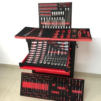 RTTOOL 250PCS Coffret d'outils mécaniques en fer, kit d'outils multifonction professionnel pour la réparation de voitures et de motos OEM