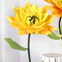 Fleurs artificielles géantes en papier en forme de tournesol faites à la main Yingxing, grandes fleurs en papier pour mariage, fête des mères, décoration de la maison
