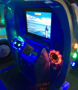 เครื่องเล่นเด็กแบบหยอดเหรียญรูปเรือดำน้ำสุดหรูสำหรับเด็ก 2 คน <span class=keywords><strong>รถ</strong></span>เด็กเล่นมีลิขสิทธิ์ Happy Car - Product Image 4