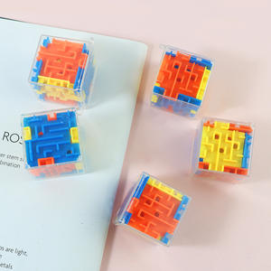 Mini laberinto de bolas, juguete de laberinto educativo temprano, laberinto rodante 3D para niños, rompecabezas giratorio tipo cubo de Rubik, venta al por mayor. - Product Image 5