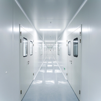 Nouveau système de salle blanche modulaire GMP avec filtre HEPA et efficacité de 95 %, personnalisé pour les usines de fabrication