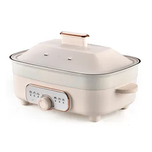 Mehrfach-Pfannen werkzeug Bbq Hot Pot Functional Electric Smoke less Machine Roaster Grill