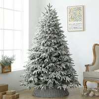 Hochwertiger Künstlicher Weihnachtsbaum aus PVC und PE mit Schneedecken, 6ft, 7ft, 7,5ft, 10ft, mit Standfuß zum Fabrikpreis
