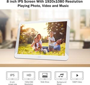 Màn Hình LCD TFT Lịch Kỹ Thuật Số Đồng Hồ Ngày Máy Phát Video Thẻ SD USB Điều Khiển Từ Xa - Product Image 6