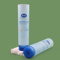 Tubes cosmétiques en plastique PE personnalisés en usine, vides, 55 ml, 60 ml, 65 ml, pour crème pour les mains, lotion corporelle, nettoyant visage