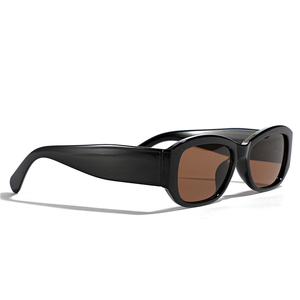 Gafas de Sol al por Mayor, Promocionales, Económicas, con Logotipo Personalizado, Etiqueta Privada, UV400, Montura Pequeña, para Hombre y Mujer, Color Marrón - Product Image 1