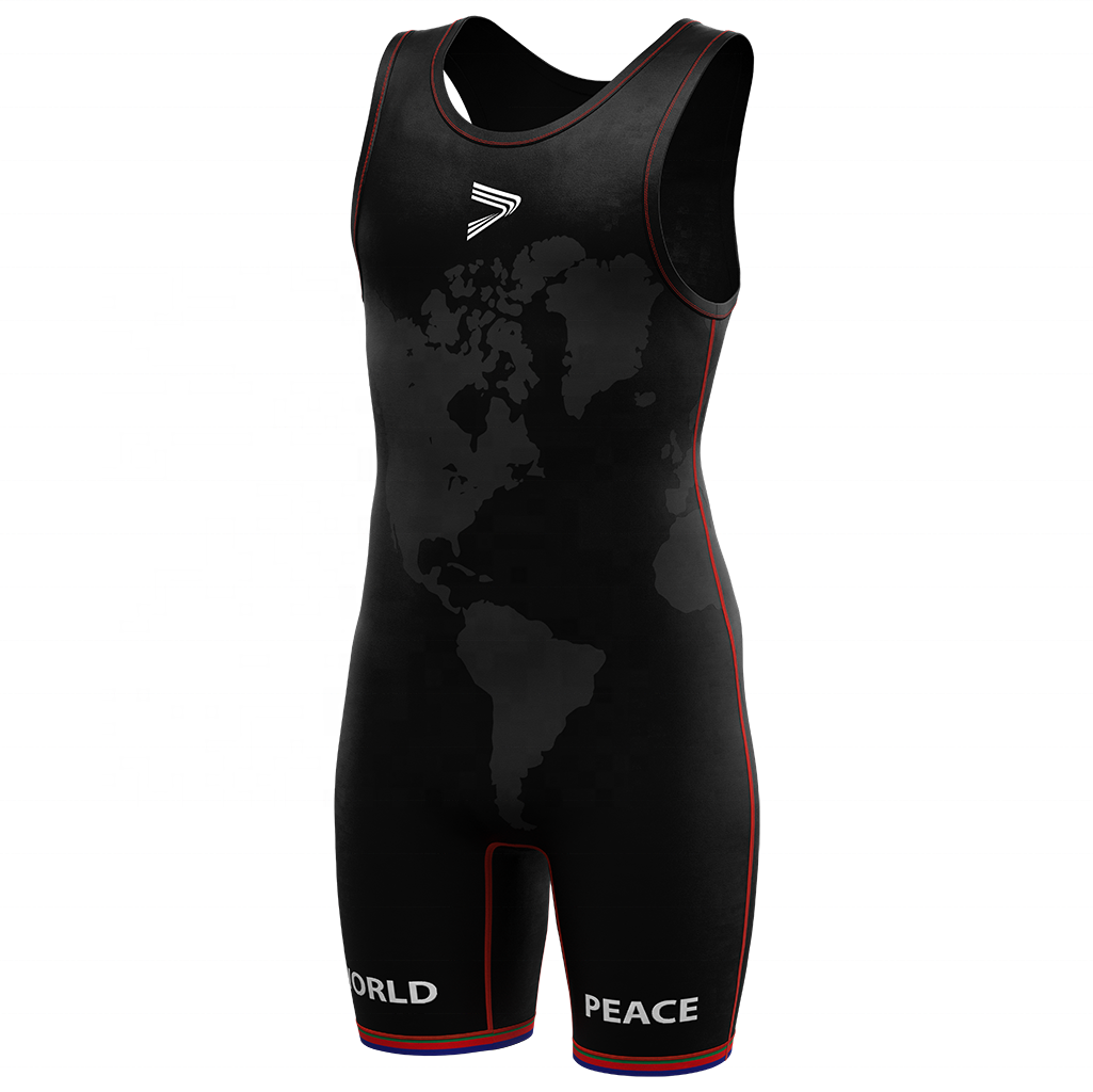 COMBINAISON D'ATHLÉTISME EXTENSIBLE pour homme Boxer Singlet lutte