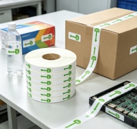 Rouleaux d'étiquettes autocollantes personnalisées en gros pour machines de rembobinage de feuilles d'aluminium