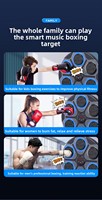 Machine de boxe murale intelligente en PVC souple et durable pour entraînement adulte à domicile