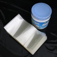 Bandes Thermo Rétractables Personnalisées en PVC PET pour Bouteilles Plastique et Bocaux en Verre, Col Perforé Imprimé, Joints Rétractables Chauds et Transparents