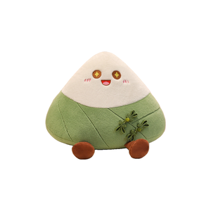 Peluche de Zongzi con Ojos Estrellados y Botones Tradicionales Chinos de <span class=keywords><strong>Rana</strong></span>, Regalo Premium de Barco Dragón para Coleccionistas Culturales - Product Image 1