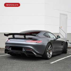 Kit di Conversione Esterno Stile R per <span class=keywords><strong>Mercedes</strong></span> AMG <span class=keywords><strong>GT</strong></span>/GTC/GTS 2015-2019, Parti Auto in Fibra di Carbonio, Accessori Auto Mod - Product Image 4