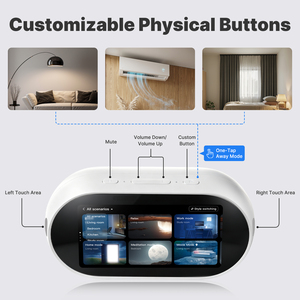 Panneau de contrôle central AI pour écran de bureau Tuya, haut-parleur HiFi, commande vocale Alexa intégrée, hub Zigbee Mesh, contrôle <span class=keywords><strong>IR</strong></span>, <span class=keywords><strong>MOES</strong></span> - Product Image 4