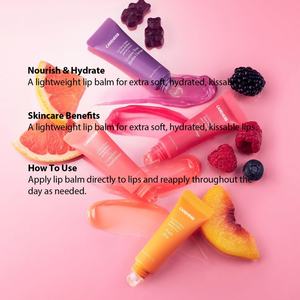 Baume à lèvres hydratant, brillant, léger, teinté, végan, biologique, personnalisé - Product Image 4